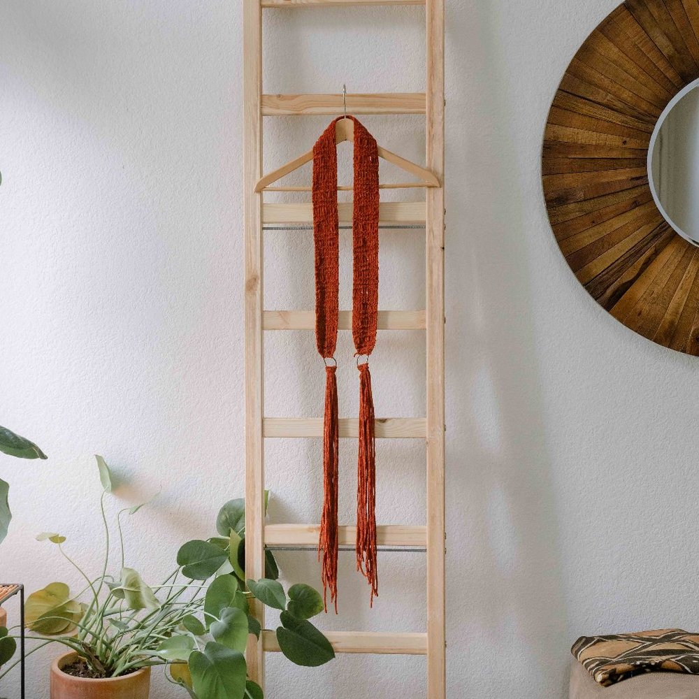 Burnt Orange Scarf, Belt, Strap